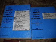 1988 Ford F B C F600 F700 C600 C700 C8000 B600 Shop Service Repair Manual SET