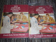1979 Dodge DIPLOMAT & Plymouth Gran Fury Service Shop Repair Manual Set 79
