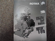2006 Bombardier ATV Rotax V-810 Engine Service Manual FACTORY DEALER OEM BOOK 06