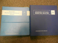 1978 1988 MERCEDES Marketing Bulletins Warranty Policies Service Shop Manual SET