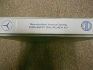 1989 MERCEDES Technical Training Enrollment Qualification Kit Service Video VHS