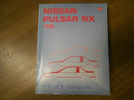 1990 Nissan Pulsar NX Service Repair Shop Manual FACTORY OEM BOOK 90