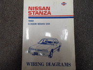 1989 Nissan Stanza Electrical Wiring Service Repair Shop Manual FACTORY OEM BOOK