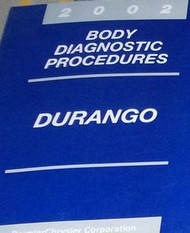 2002 DODGE DURANGO BODY DIAGNOSTICS PROCEDURES Service Repair Shop Manual OEM