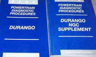 2002 DODGE DURANGO POWERTRAIN DIAGNOSTICS PROCEDURES Service Repair Manual SET