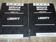 2005 Jeep Liberty Service Repair Shop Manual Set OEM 05 BOOKS HOW TO FIX HUGE