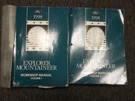 1998 FORD EXPLORER & MERCURY MOUNTAINEER TRUCK Service Shop Repair Manual Set