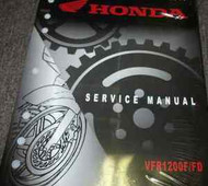 2011 HONDA VFR1200F/FD VFR 1200 F Service Repair Shop Manual FACTORY X NEW OEM