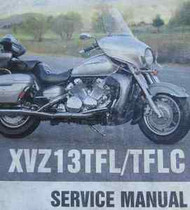 1999 2000 YAMAHA MOTORCYCLE XVZ13TFL XVZ13TFLC Service Shop Repair Manual OEM x