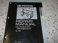 2003 Toyota RAV4 RAV 4 AUTOMATIC TRANSAXLE Service Shop Repair Manual U140F 03