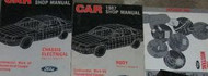 1987 FORD MUSTANG Service Shop Repair Manual Set FACTORY 3 VOLUME W EVTM BOOKS