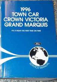 1996 LINCOLN TOWN CAR Service Shop Manual OEM 96 FACTORY OEM BRAND NEW BOOK