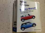 2002 2003 2004 2005 2006 MINI COOPER S CONVERTIBLE Service Repair Shop Manual x