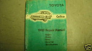 1983 TOYOTA CELICA Service Repair Shop Manual OEM 83 FACTORY BOOK 1983