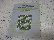 2007 Toyota LAND CRUISER Electrical Wiring Diagram Service Shop Repair Manual