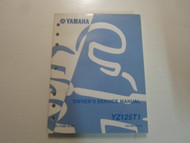 2005 Yamaha YZ125T1 Owners Service Repair Shop Manual FACTORY OEM BOOK 05 x
