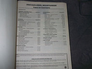 2005 Ford EXPLORER Mercury MOUNTAINEER SUV Service Shop Repair Manual SET x OEM