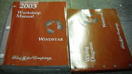 2003 Ford WINDSTAR MINI VAN Service Shop Repair Manual Set OEM FACTORY 2003