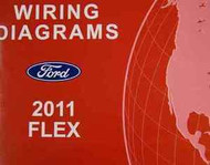 2011 FORD FLEX Electrical Wiring Diagram Service Shop REPAIR Manual EWD 2011