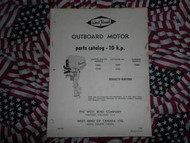 1966 West Bend Chrysler Outboard 10 HP Parts Catalog
