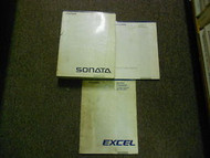 1990 HYUNDAI SONATA Service Repair Shop Manual SET FACTORY OEM 3 VOL HUGE Sonata