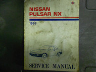 1986 Nissan Pulsar NX Service Repair Shop Manual FACTORY DEALER OEM BOOK 86