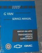 1997 Chevy EXPRESS GMC SAVANA G Van Service Repair Shop Manual TRANS SUPPLEMENT