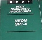 2004 DODGE CHRYSLER NEON BODY Repair Service Manual DIAGNOSTICS OEM 04 NICE