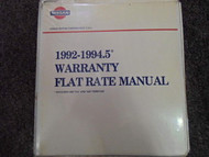 1995 Nissan Warranty Flat Rate Service Repair Shop Manual Factory OEM Book 95