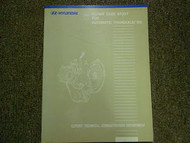 1995 HYUNDAI Repair Case Study Automatic Transaxle Service Repair Shop Manual