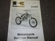 2006 06 Kawasaki KX450F KX 450 F KX450 MOTORCYCLE Service Repair Shop Manual x