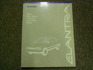 1991 HYUNDAI ELANTRA New Service Model Technical Information Guide Manual OEM