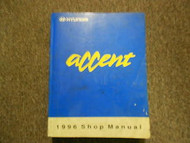 1996 Hyundai Accent Service Repair Shop Manual Vol.1 Engine Emission Clutch OEM
