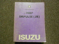 1987 ISUZU IMPULSE JR Service Repair Shop Manual FACTORY OEM BOOK 87