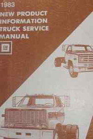 1983 GMC MEDIUM & HEAVY DUTY TRUCK New Product Information Service Manual Diesel