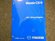 2007 Mazda CX-9 CX9 Electrical Wiring Diagram Service Repair Shop Manual BOOK 07