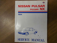 1984 Nissan Pulsar NX Shop Service Repair Manual FACTORY OEM BOOK 84