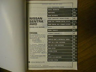 1987 Nissan Sentra 4WD Service Manual Supplement II Factory Repair Shop Book 87