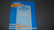 1991 Chevrolet Chevy LUMINA APV Truck Repair Service Shop Manual FACTORY OEM