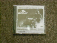 2004 Arctic Cat Snowmobile Labor Codes Revised CD ROM FACTORY OEM DEALERSHIP