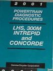 2001 CHRYSLER LHS CONCORDE DODGE 300M INTREPID CHASSIS DIAGNOSTIC Manual OEM 01