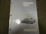 1998 Mazda 626 Electrical Wiring Diagram Service Repair Shop Manual FACTORY OEM