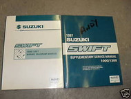 1997 Suzuki Swift Supplementary Wiring Service Repair Shop Manual FACTORY SET 97
