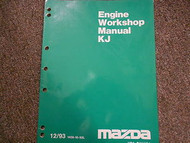 1997 Mazda KJ Engine Workshop Service Repair Shop Manual FACTORY OEM BOOK 97