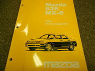 1996 MAZDA 626 MX-6 MX6 Electrical Wiring Diagram Service Repair Shop Manual 96