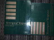 1993 Ford Tempo & Mercury Topaz Repair Service Shop Manual Set FACTORY W EVTM