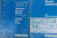 1977 Mazda 808 1300 1600 RX4 Technical Service Manual OEM FACTORY Emission BOOK