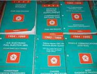 1995 DODGE RAM VAN WAGON Service Repair Shop Manual Set FACTORY OEM DEALERSHIP