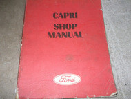 1971 Ford Mercury Capri Service Shop Repair Manual FACTORY OEM BOOK 71