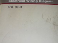 2011 Lexus RX350 RX 350 Electrical Wiring Diagram Service Shop Repair Manual EWD